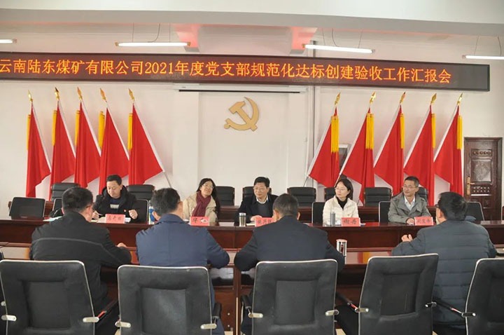 云煤（亿万先生MR）集团党委组织发展2021年度党支部规范化建设达标创建查核验收工作