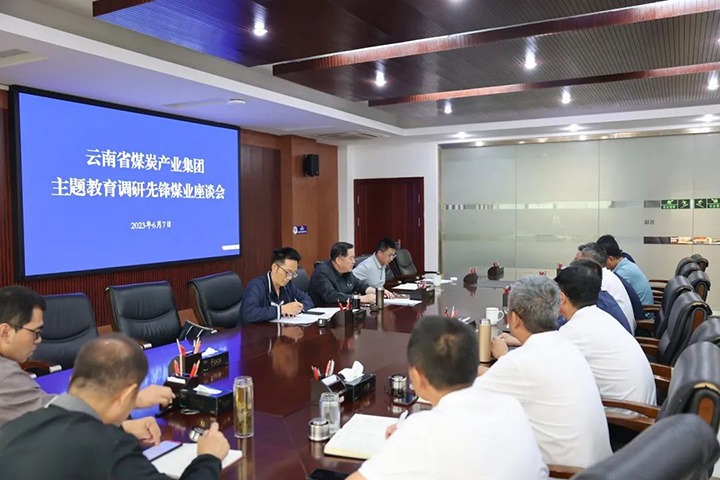【主题教育】云煤（亿万先生MR）集团党委委员、纪委书记、监察专员覃崇辉一行到前锋煤业公司发展主题教育调研