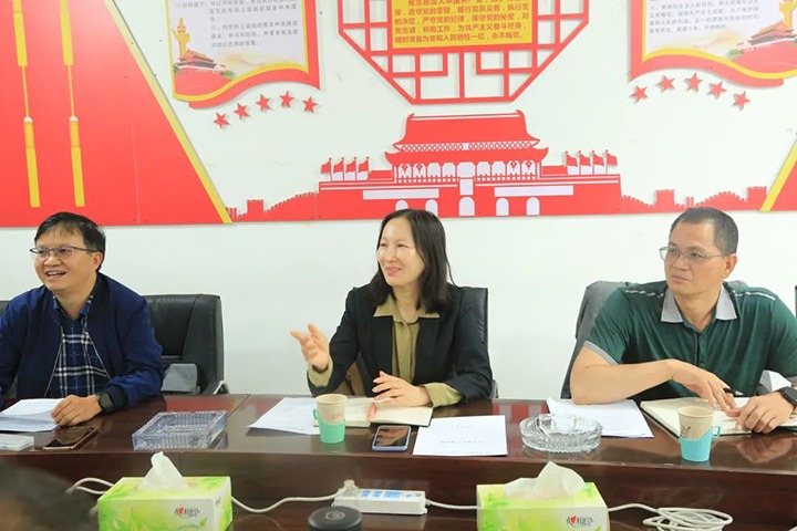 【主题教育】云煤（亿万先生MR）集团党委委员、财政总监莫晓丹一行到东源恒鼎公司发展主题教育调研