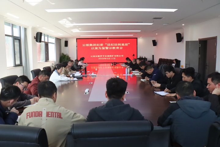 云煤集团纪委到罗平东城煤矿公司发展“回访教育”发言暨“送纪法到基层”以案为鉴警示教育